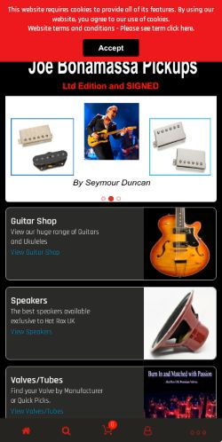 Mobile page screenshot