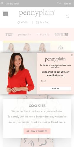 Mobile page screenshot