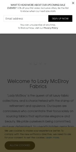 Mobile page screenshot