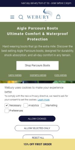 Mobile page screenshot