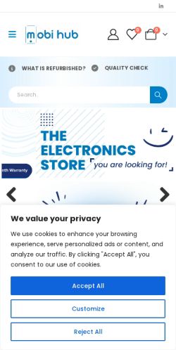 Mobile page screenshot