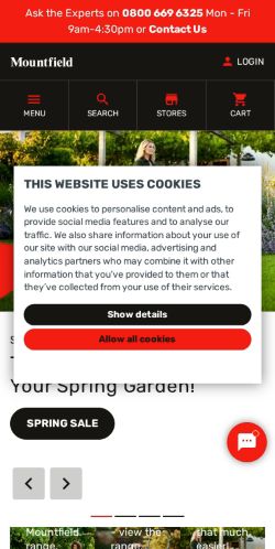 Mobile page screenshot