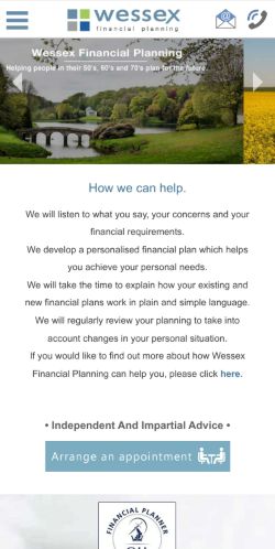 Mobile page screenshot