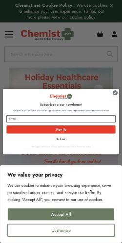 Mobile page screenshot