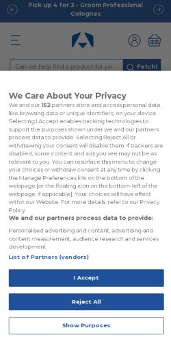 Mobile page screenshot