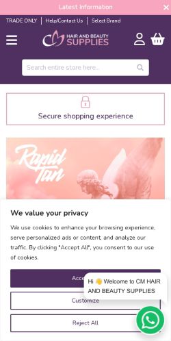 Mobile page screenshot
