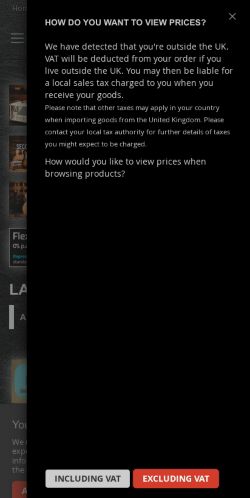 Mobile page screenshot