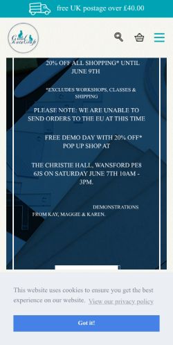 Mobile page screenshot