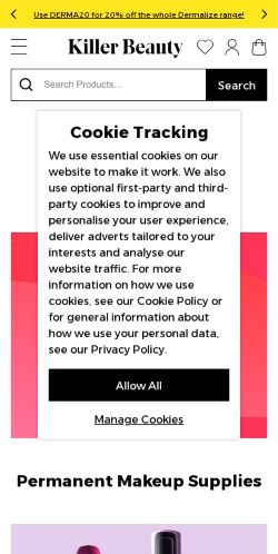 Mobile page screenshot