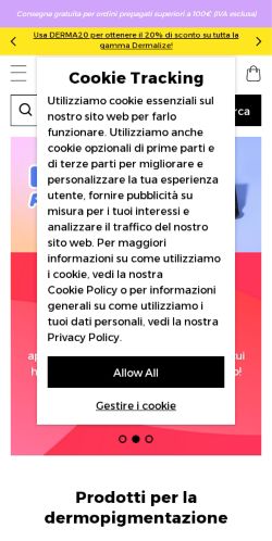 Mobile page screenshot