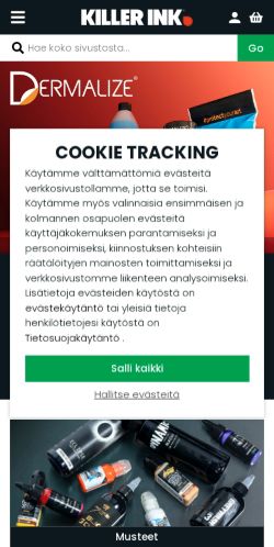Mobile page screenshot
