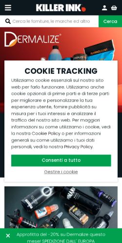 Mobile page screenshot