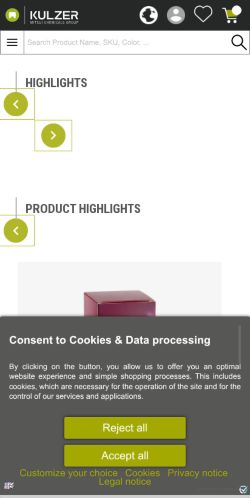 Mobile page screenshot