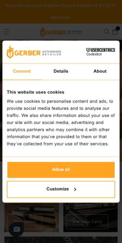Mobile page screenshot