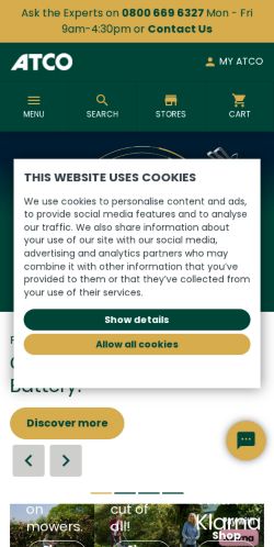 Mobile page screenshot