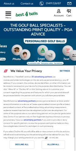 Mobile page screenshot