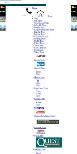 Mobile page screenshot