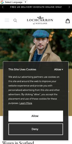 Mobile page screenshot