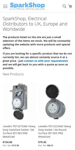 Mobile page screenshot