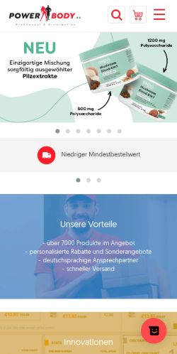 Mobile page screenshot