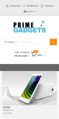 Mobile page screenshot