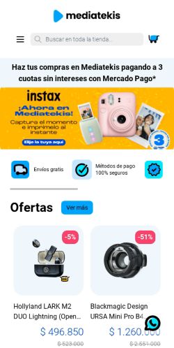 Mobile page screenshot