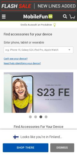 Mobile page screenshot