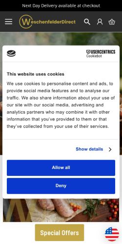 Mobile page screenshot