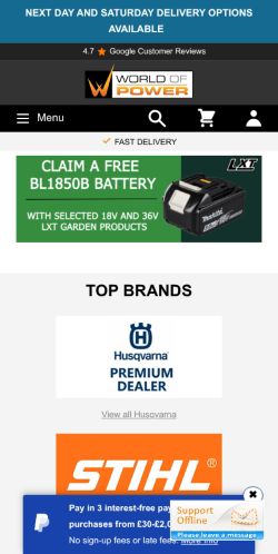 Mobile page screenshot