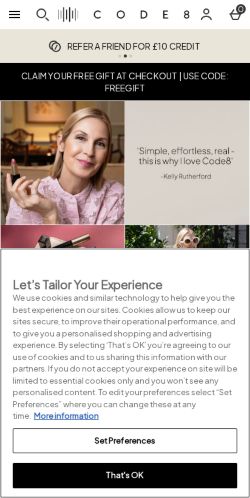 Mobile page screenshot
