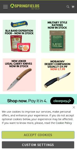 Mobile page screenshot