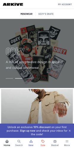 Mobile page screenshot