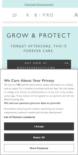 Mobile page screenshot