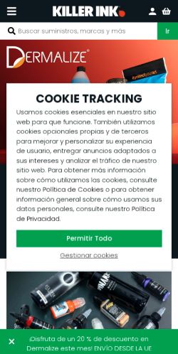 Mobile page screenshot