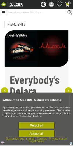 Mobile page screenshot