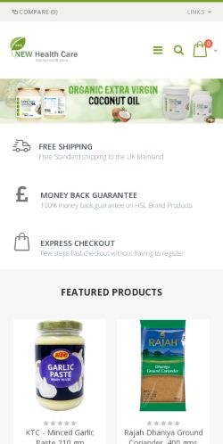 Mobile page screenshot