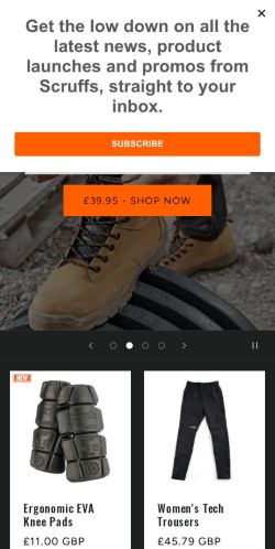 Mobile page screenshot