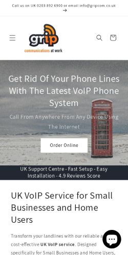 Mobile page screenshot