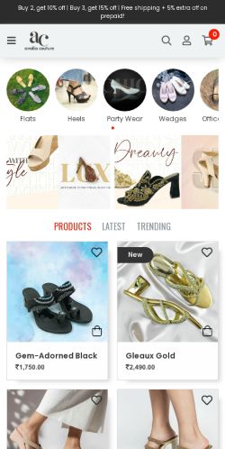 Mobile page screenshot