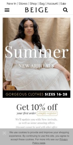 Mobile page screenshot