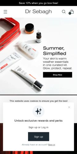 Mobile page screenshot