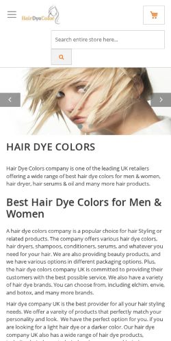 Mobile page screenshot