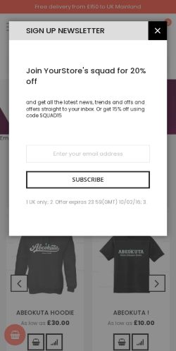 Mobile page screenshot