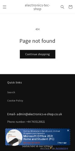 Mobile page screenshot