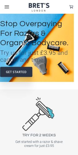 Mobile page screenshot
