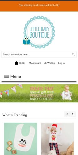 Mobile page screenshot