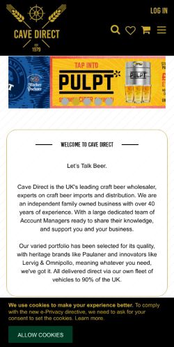 Mobile page screenshot