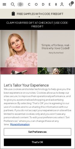 Mobile page screenshot