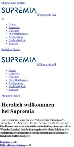 Mobile page screenshot