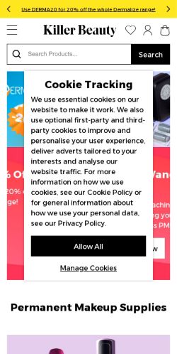 Mobile page screenshot